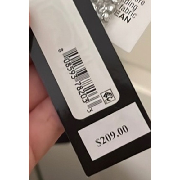 Xscape Black Beaded Illusion Long Sleeve Sheath Dress Size 14 Cocktail Party - Picture 10 of 10